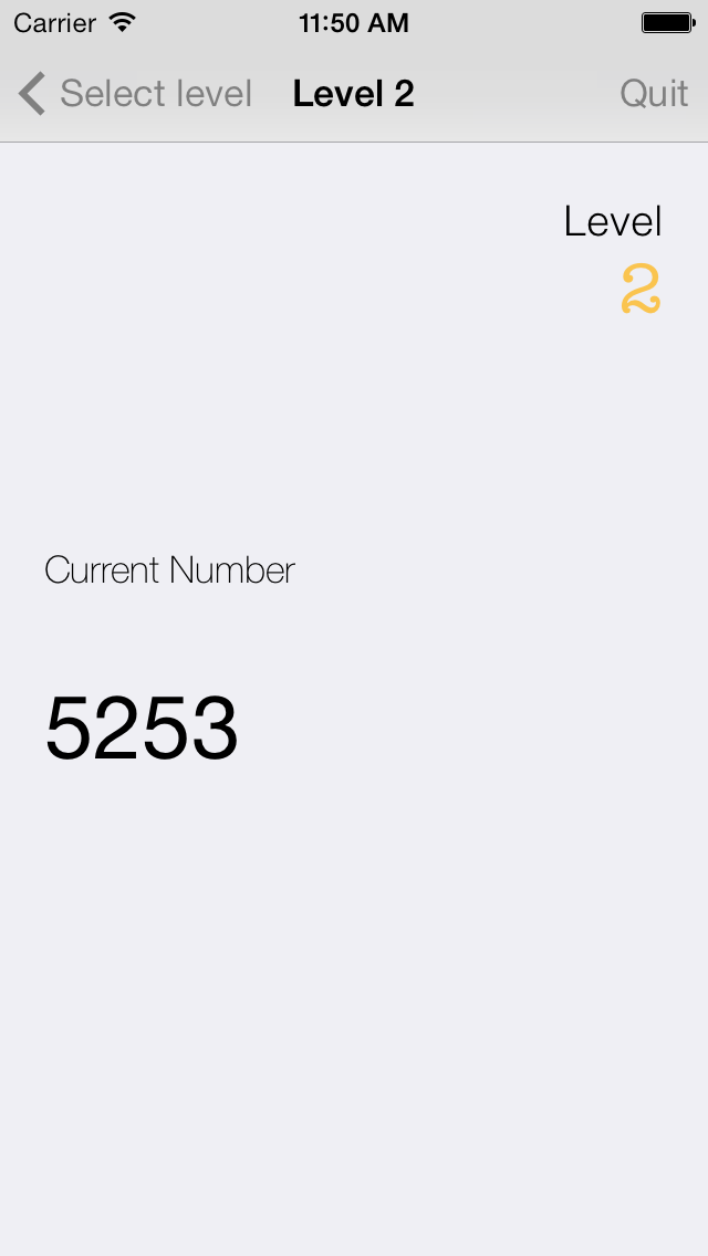 Main Menu Screen of DigiTaps game.